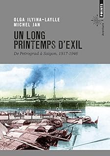 jaquette livre Un long printemps d'exil - De Petrograd à Saignon 1917-1946
