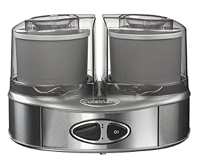 Cuisinart ICE40BCE Machine à glace Duo, 2 bols accumulateurs de froid (2x1L)