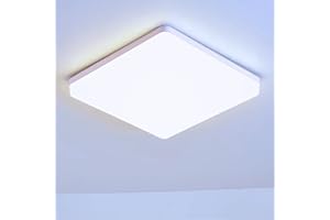 ONEGlobal MASLED 23cm 36W LED Square Ceiling Light | 6000K-Cool White, 3240 Lumen, Up to 25m2 | Ideal for Bathroom, Bedroom, Living Room, Kitchen, Garage, Office, Shop