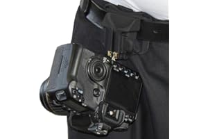 IMPULSFOTO Clip de ceinture : support pour appareil photo à fixer à la ceinture pour appareil photo compact-caméra & clip de ceinture holster belt-camera
