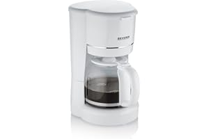 Severin KA 4323, Macchina per caffè americano usabile anche per preparare tisane e the, Filtro permanente lavabile, piastra riscaldante, Capacità 1,25 litri, Presa Schuko, 900 W