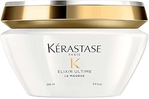 Kérastase, Elixir Ultime, Masque Brillance Nourrissant & Hydratant, Pour Cheveux Secs & Ternes, Masque Elixir Ultime, 200 ml