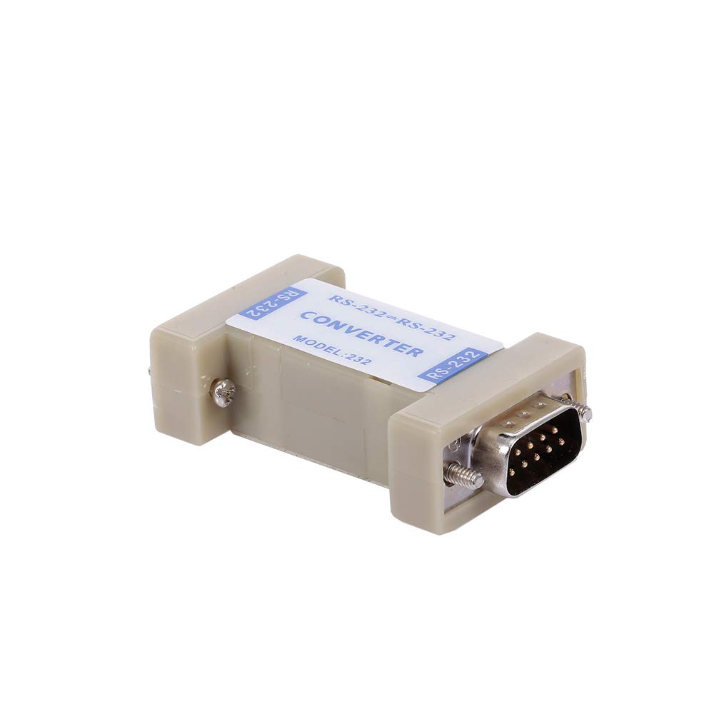 wowobjects® RS232 to RS232 Photoelectric Isolator Converter Serial Port Protector Arrester