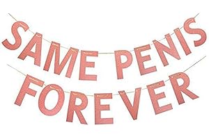 Yueshop Wedding Hen Party Bunting Banner Garland Photo Props Hanging Sign Bridal Shower Party Decor (Same Pen-is Forever)