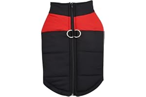 Homieco Cappotto Impermeabile per Cani, Giubbotto Imbottito Calda Impermeabile per Cane, Vestiti Cani Inverno