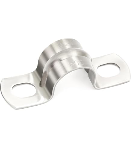 QUARKZMAN 5pz Morsetto A Sella A U, 30x60mm Fascette Stringitubo In Acciaio Inossidabile 304 Morsetti Per Tubi Per Porta Battente Chiusa Supporto Barra Per Fissare Condutture Cavi