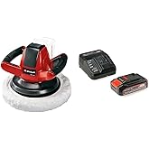 Einhell CE-CB 18/254 Li - Solo, Ak&uuml;l&uuml; Polisaj Makinesi ve Einhell 18V 2,5 Ah PXC Starter Kit (Başlangı&ccedil; Seti)