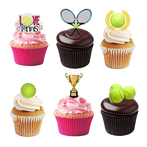 27 Stand Up Tennis Wimbledon Themed Edible Wafer Paper Cake