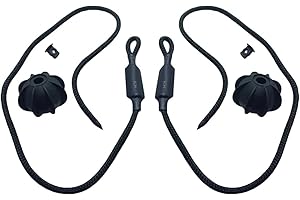 LSUWDE 2 Pcs Car Parcel Shelf Cords, Roof Rack Attachment Straps, Universal Car Rear Parcel Shelves Holding Cord, Tonneau Cover Strap Cord Hanging Rope Car Accessories