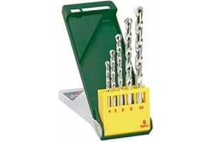 Bosch Professional 5 Parçalı Taş Matkap Ucu Seti (Darbeli Matkaplar için Aksesuar), Yeşil, 5 Adet