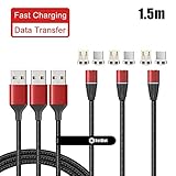 Conveniencia: Conectado y cargado automáticamente cuando coloque el cable magnético cerca de su teléfono, pliegue para desconectarlo, haga que la carga sea fácil e interesante.