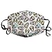 Produktbild Colorful Mexican Sugar Skull Face Mouth Mask Unisex Polyester Comfy Anti Dust Masks