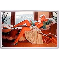 Hdadwy Targa In Metallo Targa In Metallo Last Stop Pin Up Girl Poster