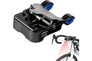 XPJBKC Calibrador de manillar de bicicleta, calibrador láser con carga USB, herramienta profesional para indicar la alineación de bicicletas, ajustador del centro del asiento