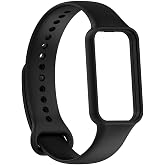 Xiaomi Redmi Smart Band 2 İle Uyumlu Yumuşak Spor Silikon Kordon Siyah