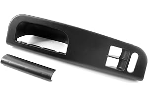 Lechnical Manija de la Puerta del automóvil Cubierta del Panel Cubierta Interior Agarre Frontal Izquierdo Reemplazo de Tira Lateral Decorativa para VW Golf IV Bora Passat 1998-2005