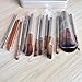 LA HAUTE Cosmetic Makeup Brushes 12-Piece Professional Bamboo Handle Makeup Brush Set Kabuki Powder Foundation Blusher Brush with Box(Free Shipping & Fast Delivered)