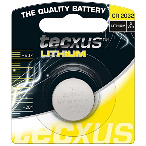 Preisvergleich Produktbild Lithium-Knopfzellen CR 2032 3V Tecxus