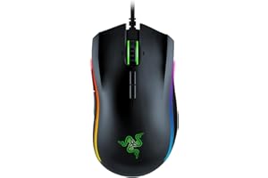 Razer Mamba Elite Gaming Mouse Cablato con Zone Luminose Razer Chroma Estese, Sensore Ottico 5G, Tasti del Mouse Meccanici, 9 Pulsanti Programmabili, Nero
