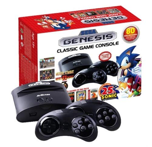 Sega_Genesis - Consola Retro Sega Mega Drive Wireless, Edición Sonic 25th Anniversary width=