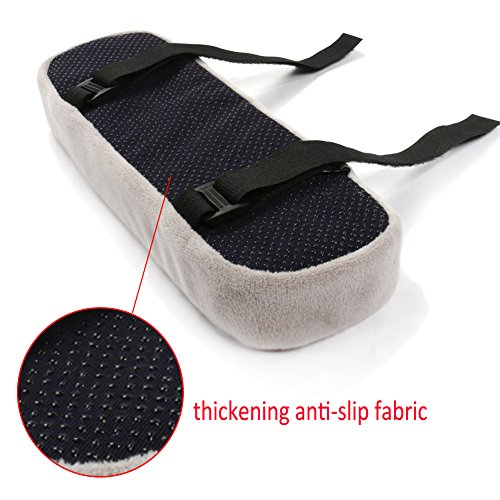MEMORY FOAM Arm stuhl, Sitzkissenbezug Rest Pads Stuhl Universal Passform umfasst die Premium Memory-Schaumstoff und ideal für Rollstuhlfahrer - 3