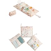 Meleni Baby 4'l&uuml; Yeni Doğan Hastane Organizer Set - Bebek Alt Bakım &Ccedil;antası - Fermuarlı Şeffaf Valiz D&uuml;zenleyici