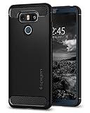 Spigen Coque LG G6, (A21CS21230) [Rugged Armor] Resistant choc Silicone/Protection ultime robuste, Finition matte, Housse Etui Coque LG G6, Noir
