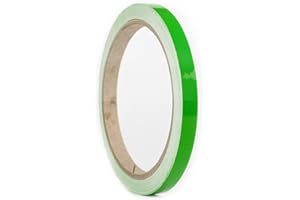 ‎1A STYLE STICKER Auto Zierstreifen Hellgrün Folie Folienstreifen Glänzend Autodekor Pinstripes Dekorstreifen Modellbau KFZ Wohnwagen Boot (6mm, Hellgrün)