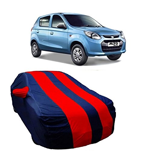 MotRoX Car Body Cover For Maruti Suzuki Alto 800 with Side Mirror Pocket (Red & Blue) RS.899 (63.00% Off) - Amazon