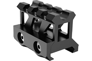Feyachi Picatinny Riser Mount med 3 fack Adapter Scope Mount Base för 20 mm/22 mm Picatinny/Weaver Rails