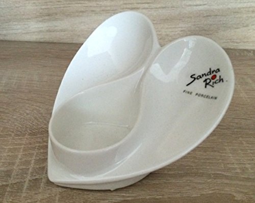 Teelichthalter Tischlicht „Engelsflügel“ Porzellan 10 cm hoch Ø 8 cm - 4