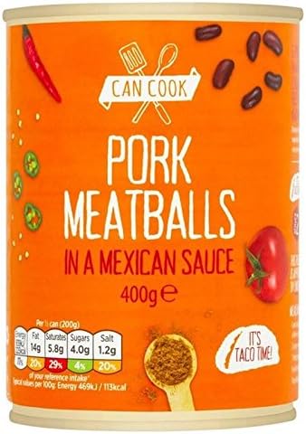 Can Cook Pork Meatballs In a Mexican Sauce 400g