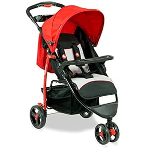 fisher price pushchair black and red