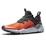 abfedern Rax Herren Laufschuhe mit Luftkissen Turnschuhe Stra?enlaufschuhe Sportschuhe Traillaufschuhe, Orange, 46 EU