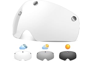 Victgoal Bike Helmet Goggles Visor Strong Magnetic Eye Shield