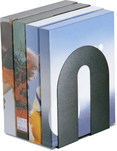 OIC - Soporte para libros (muy estable, 1 par, 254 mm de altura), color negro
