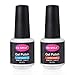5pcs Soak Off Gel Polish Set UV LED Temperature Colour Changing Gel Polish Top and Base Coat Set 36W UV LED Nail Lamp Cleanser Plus Manicure New Starter Nail Art Tool Kit by CLAVUZ