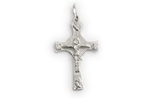 Croce Gloriosa Camino Neocatecumenale. De Bussy Ciondolo a Forma di Croce, cammino neocatecumenale, in Argento Sterling 925m