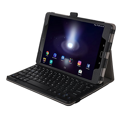 ASUS Zenpad 3S 10 9.7 Zoll Z500M 2016 Modell Hülle, iBetter ASUS Zenpad 3S 10 9.7 Zoll Z500M 2016 Modell Bluetooth (QWERTZ Tastatur) Keyboard Hülle Case -Slim Fit Kunstleder Stand Tasche mit Hochwertige Abnehmbar Drahtlos Bluetooth Tastatur für ASUS Zenpad 3S 10 9.7 Zoll Z500M 2016 Modell-Schwarz - 5