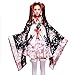 Produktbild tzm2016 Japanese Cherry blossoms pattern Kimono Anime Cosplay Lolita Halloween Fancy Dress Costume XL