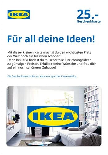 IKEA Voucher Card – for Germany – by Post