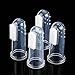 Yosoo Baby Travel Feeding Teether Oral Massager Toothbrush Silicone Finger Brush Shaped Toothbrush for Baby Toddlers (Pack of 4)