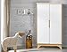 Pepper Wardrobe - White/Birch