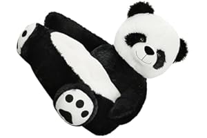 rongweiwang Modern And Cute Kids Sofa Seat Lovely Teddy Bear Plush Stuffed Chair Versatile Polyester Chair Plush Stuffed Seat, panda