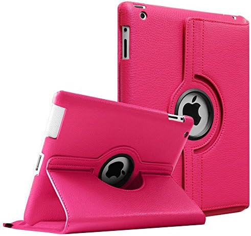 iPad Air 2 Case - GOEXTRO 360 Degree Rotating Adjustable Stand Case Cover with Smart Auto Sleep / Wake Feature for Apple iPad Air 2 (iPad 6) (6th Generation) 2014 Model with Free Screen Protector and Stylus,