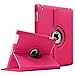 Price comparison product image iPad Air 2 Case - GOEXTRO 360 Degree Rotating Adjustable Stand Case Cover with Smart Auto Sleep / Wake Feature for Apple iPad Air 2 (iPad 6) (6th Generation) 2014 Model with Free Screen Protector and Stylus,