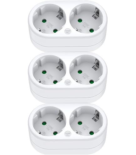 Jandei Oberflächen-Mechanismus – Doppelschalter Mit 2 Schaltungen + Schuko-Steckdose – Weiß, IP20 – Aus Polycarbonat