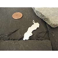 SCHWEDEN Landkarten Anhänger in 925er Silber