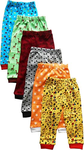 ASK - JS - LCD & CO Clothes For Kids Buy Best Dresses - Unisex - Sweater dress - socks & cap for toddler girl & boys - winter dress set -Infant Wear for summer & winter - Pajama pant-multicolour ( 6 pants) RS.359.00