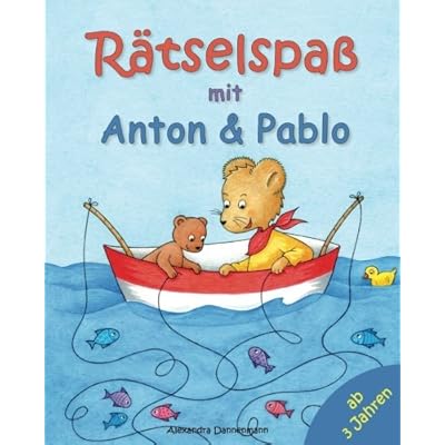 Rätselspaß mit Anton und Pablo. Rätseln, Suchen, Vergleichen und Zählen.